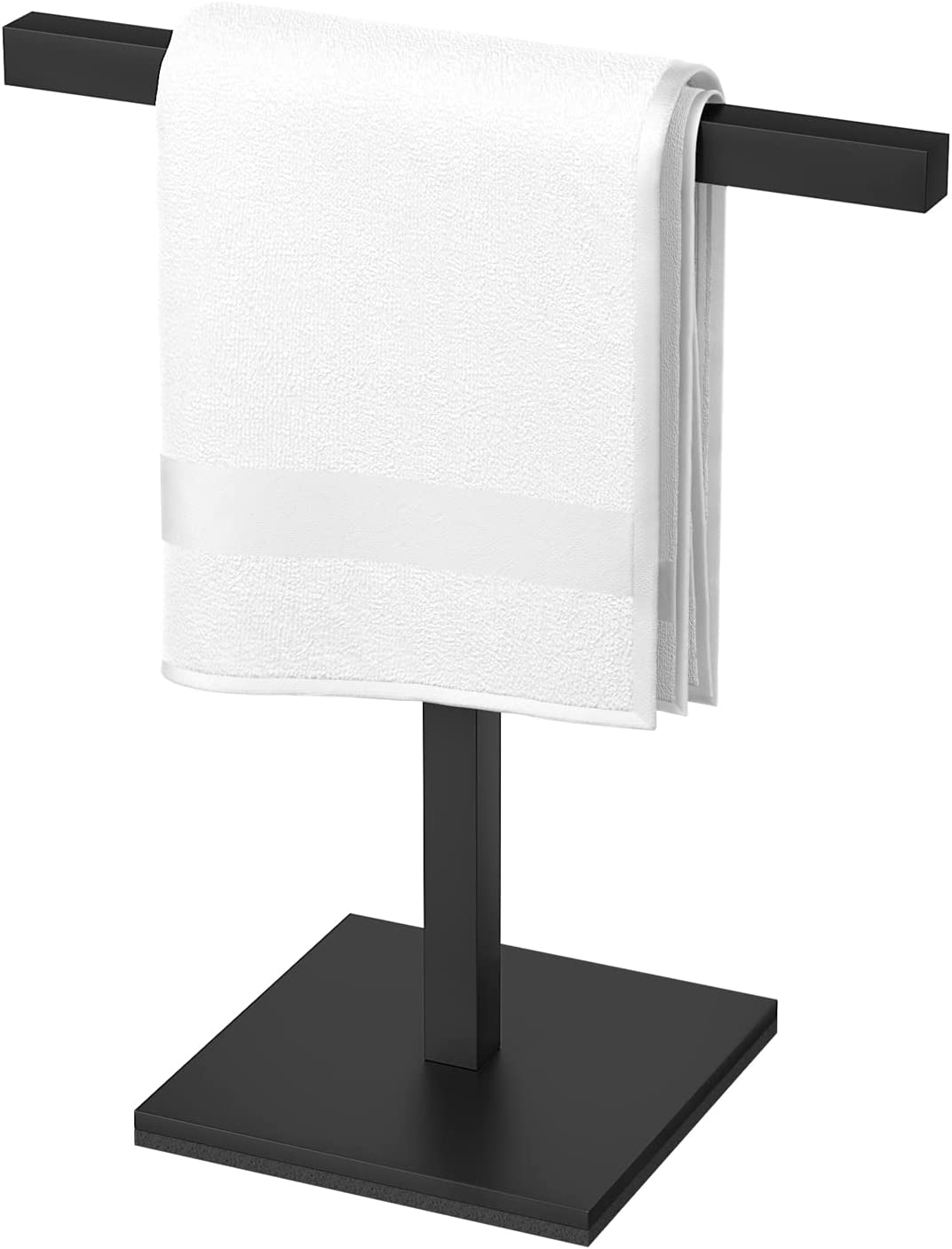 Hand Towel Holder Stand, Matte Black SUS304 Stainless Steel