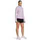 thumbnail image 2 of Pantalones cortos Under Armour para mujer Fly by Black/Purple Ace L, 2 of 5