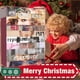 thumbnail image 4 of Liquidación de juguetes novedosos Decoración de cuenta regresiva de Adviento de Navidad 24 piezas Regalo Decoración acrílica navideña y llavero Sorpresa Favoritos navideños Cuenta regresiva, 4 of 8