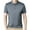 A-Gray, variant on Wyobmus Mens Short Sleeve Turndown Collar T-Shirts Casual Solid 3 Button Up Pullover Tops,Size M-2XL B-Green