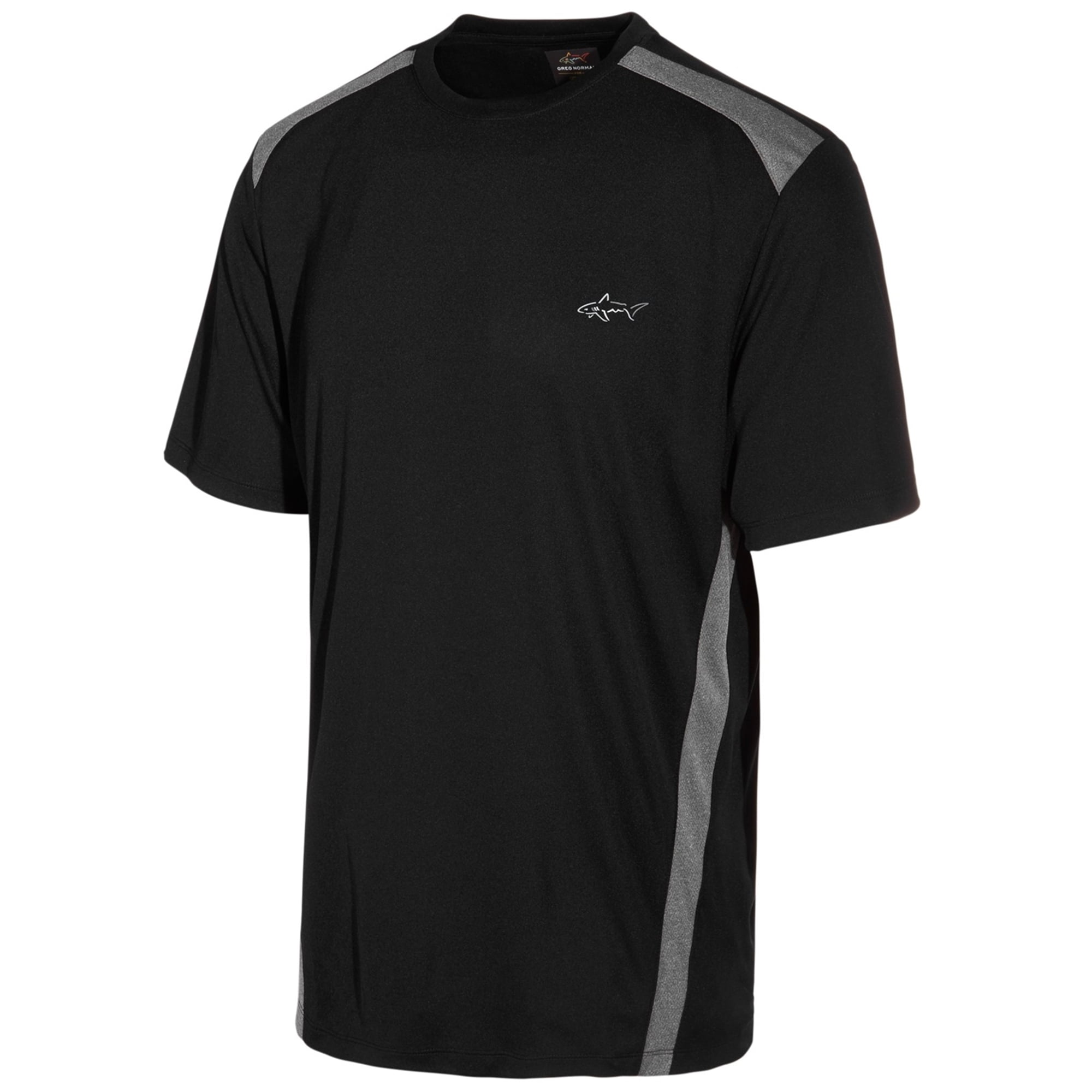 Greg Norman Mens Attack Life Performance Basic T-Shirt, Black, Small ...