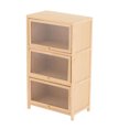 thumbnail image 1 of Mini-House Small Cabinet Handmade Micro-Landscape 3-Tier-Shelf Wardrobe Model Scene Furniture Decors Home Kitchen Living-Room, 1 of 6