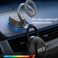 thumbnail image 6 of Upgraded Magnetic Phone Holder-“S” Irregular Metal Vacuum Magnetic Car Phone Stand with Washable Nano Gel Pad Suction Cup Adjustable&Foldable Phone Mount for Car/Gym/Mirror, 6 of 7
