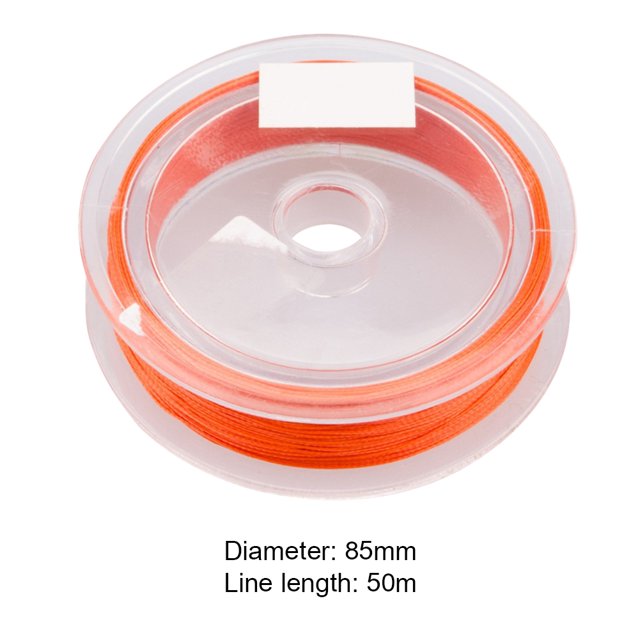 Línea De Pesca De Trucha De Respaldo 50m 20/30LB Fly Lines Backing 8 aparejos de pesca trenzados sin encerar naranja 30LB Sywqhk Para Estrenar