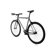 Golden Cycles Single Speed Fixie Bike – Lightweight Steel Frame, Flip-Flop Hub, 700c Wheels, Multiple Sizes & Deep V Rims (Asphalt, 45)