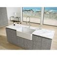 thumbnail image 3 of La Toscana LTW3019W Farmhouse Fireclay Kitchen Sink, White, 3 of 5