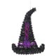 thumbnail image 1 of Adorno colgante Sombrero de bruja Decoración de pared Suministros para fiestas para Halloween (Hebilla de letra Color aleatorio), 1 of 5