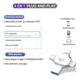 thumbnail image 3 of Memoria Otg 4 en 1 Iphone Android Ipad Pc Usb-c Lighting 2tb, 3 of 9