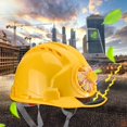 thumbnail image 4 of Comfortable Fan Helmet, Double Belt Design Outdoor Work Hat,  Helmet, Welding for Construction, 4 of 8