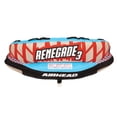 thumbnail image 3 of Airhead Renegade 3 Person Inflatable Towable Water Tube Kit w/ Boat Rope & Pump, 3 of 7