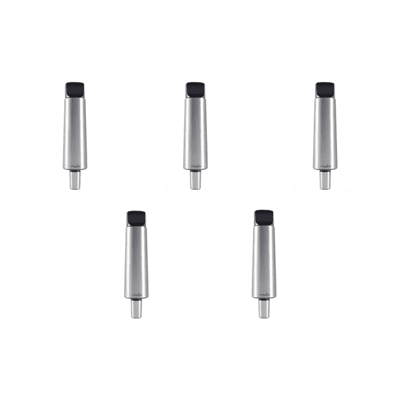 Accusize 5MT-3JT Morse Taper Drill Chuck Arbors with Tang, 5 pcs/set, 0222-0766x5