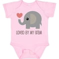 thumbnail image 3 of Inktastic Loved by My Gram Grandchild Boys or Girls Baby Bodysuit, 3 of 5