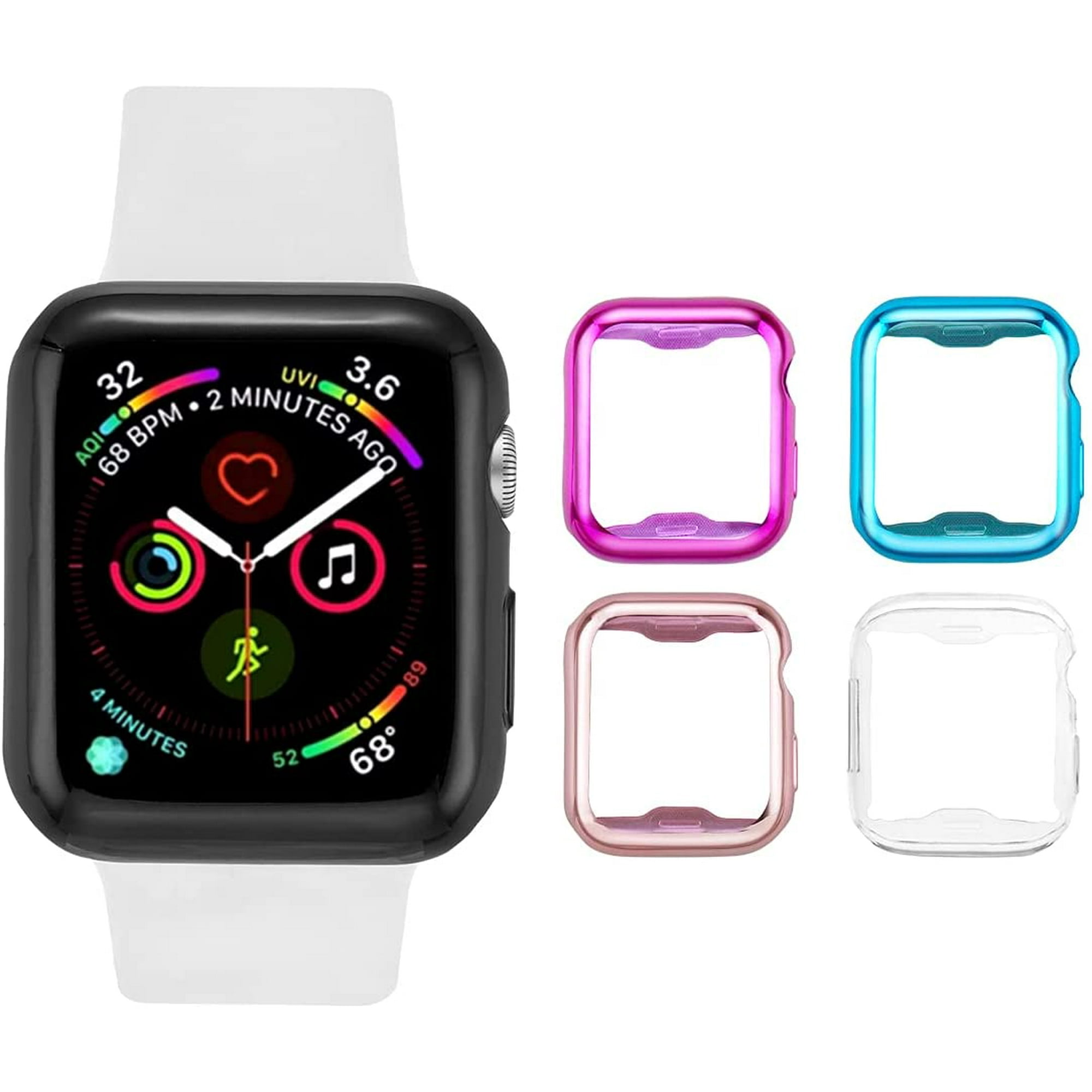 38mm Apple Watch Case with Built in High definition Transparent Ultra thin TPU Screen Case. Compatible with Apple Watch Series 2 and Apple Watch
