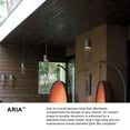 thumbnail image 5 of Hinkley Lighting - Aria - 17.25 inch 1 Light Medium Outdoor Wall Lantern in, 5 of 15