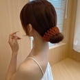 thumbnail image 1 of Pince à Cheveux Couleur Unie Forme d'Oiseau en Plastique Extensible Accessoires pour Cheveux, 1 of 7