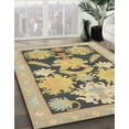 thumbnail image 2 of Ahgly Company Indoor Rectangle Abstract Brown Abstract Area Rugs, 7' x 10', 2 of 6