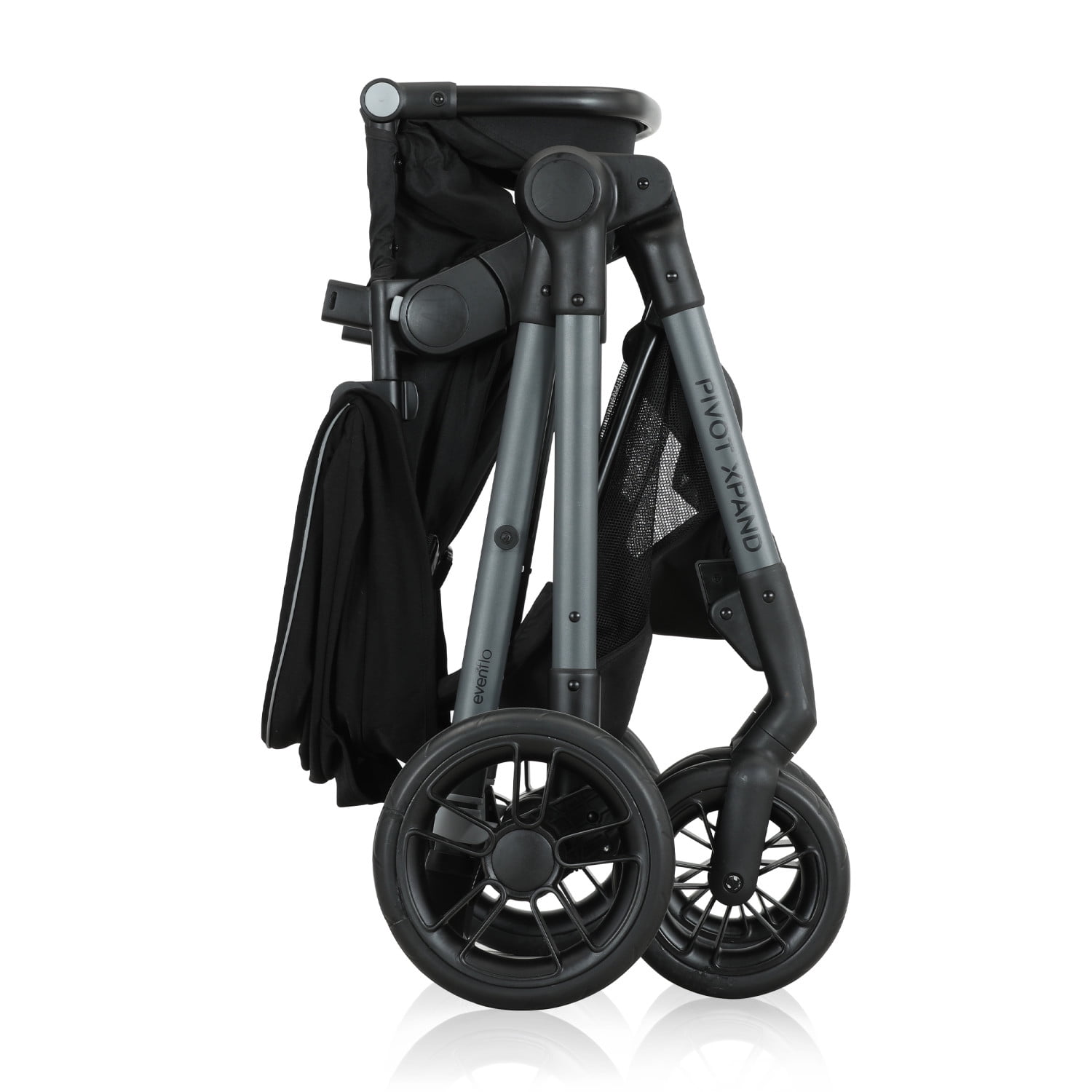 Evenflo Pivot Xpand Modular Travel System with LiteMax™ Infant Car Seat, Ayrshire Black