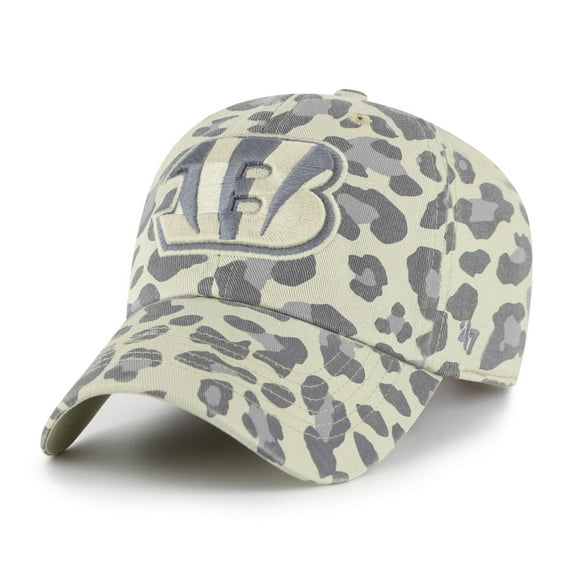 Women's '47  Gray Cincinnati Bengals Bagheera Clean Up Adjustable Hat