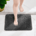 thumbnail image 6 of Homieway Dark Green Bathroom Rugs Mat, Soft Absorbent Microfiber Bath Rugs, Non Slip, Machine Washable Bath Mats for Bathroom Floor, Tub and Shower, Home Decor Accessories, 16" × 24", 6 of 7