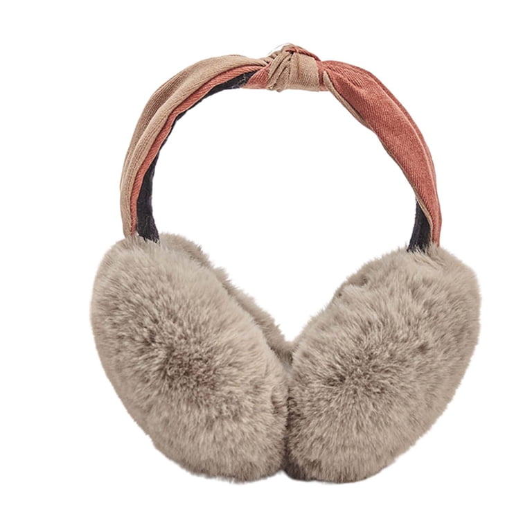 Soft Winter Warm Adjustable Headband Ear Warmer Earmuffs  display picture 3