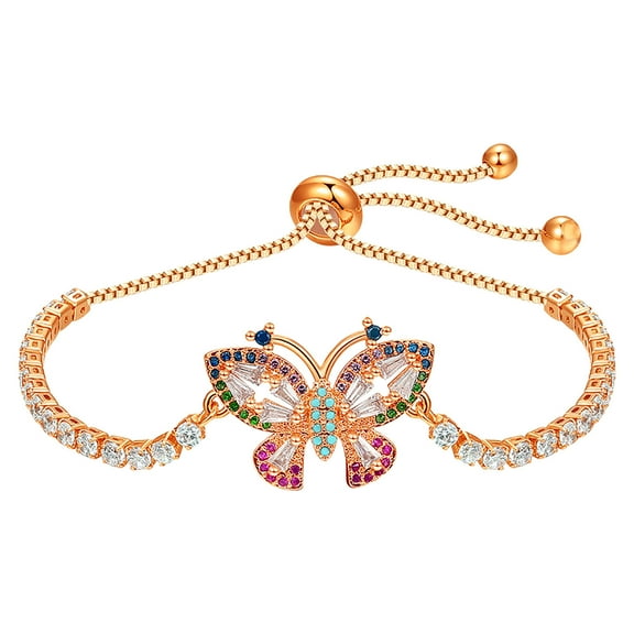 Jewelry VerPetridure Elegant Zircon Crystal Bracelet Adjustable Bangle Women Card Jewelry Gift Hot