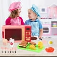 thumbnail image 4 of Kids Microwave Toy, Play Kitchen Accessories and Play Food for Toddlers 3-6 Year Old Girls Boys, 4 of 6