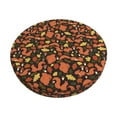 thumbnail image 2 of Xecao's Forest Squirrel Print Stool Covers offer stylish, washable protection for PU round bar stools, perfect for home or commercial use., 2 of 7