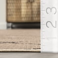 thumbnail image 6 of nuLOOM Geometric SpinClean Easy-Jute Machine Washable Area Rug, 5' x 8', Geometric Natural, 6 of 10