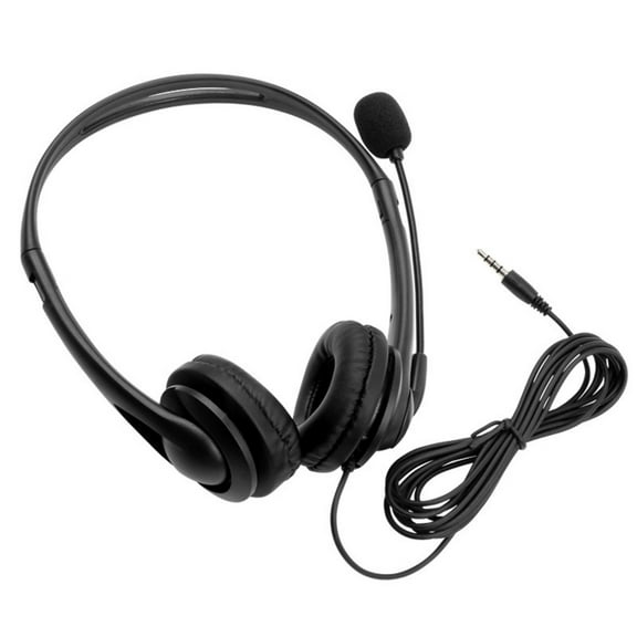 Corded Headphones Computer Laptop Earphones with 3.5mm Auditory Plug Lightweighted for Music Study and Calls