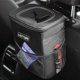 thumbnail image 2 of HOTOR Cubo de basura para coche con tapa y bolsillos de almacenamiento – Organizador 100% a prueba de fugas, cubo de basura impermeable, cubo de basura multiusos para coche, 2 galones, negro, 2 of 4