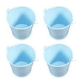 thumbnail image 5 of KAKOWELY Seau à Fleurs en Fer Durable pour Rangement avec Design Rétro Élégant Bleu 4 Pcs, 2.44"X2.44"X2.05 Pouces, 5 of 5