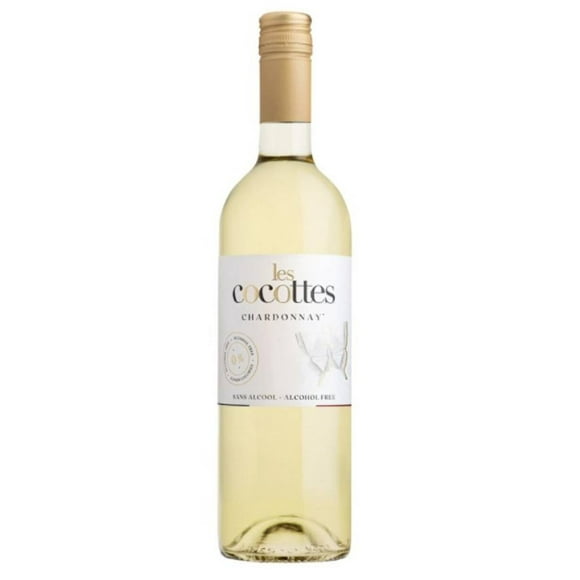 Pack de 12 Vino Blanco Les Cocottes Chardonnay S/Alcohol 750 ml