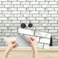Stain 3D Glossy Texture Decorative Tiles For Bathroom & Kitchen Peel