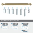 thumbnail image 4 of Amerock Collet 12 inch (305mm) Center-to-Center Golden Champagne Appliance Pull, 4 of 5