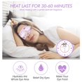 thumbnail image 4 of Jekeno Máscara de ojos de vapor, 16 paquetes de máscaras de ojos para ojos secos, ojeras e hinchazón, máscara de ojos caliente de vapor autocalentada de 40 a 60 minutos, regalos de spa de Navidad, 4 of 4