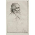 thumbnail image 3 of Alphonse Legros 11x14 Black Modern Framed Museum Art Print Titled - Alfred Lord Tennyson, 3 of 5