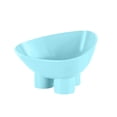 thumbnail image 2 of Cat Bowl Anti-Vomiting Tilted Elevated Cat Food Bowl Whisker Friendly Slanted Feeding Bowls with Shallow & Tall Design Blue, 2 of 7