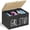 Black, variant on Modern Wooden Bathroom Organizer with Lid and Removable Dividers, Multi-Functional 3-Compartment Storage Box for Toiletries and Decorative Items