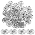 thumbnail image 4 of Shisuyan Metal Clips And Fasteners Silver 100Pcs 0.6x0.6x0.2In, 4 of 9