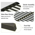 thumbnail image 4 of Eyisean Twin Over Twin Size Bunk Beds, Heavy Duty Metal Bunk Frame with Desk, Storage Drawers, Safety Guardrails & Padded Ladder, Twin Over Twin Bunk Bed for Teens, Adults, No Box Spring Required, 4 of 7