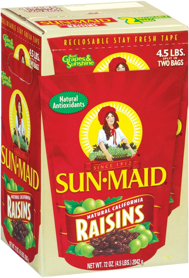 SunMaid Raisins, 36 Oz, 2 Ct
