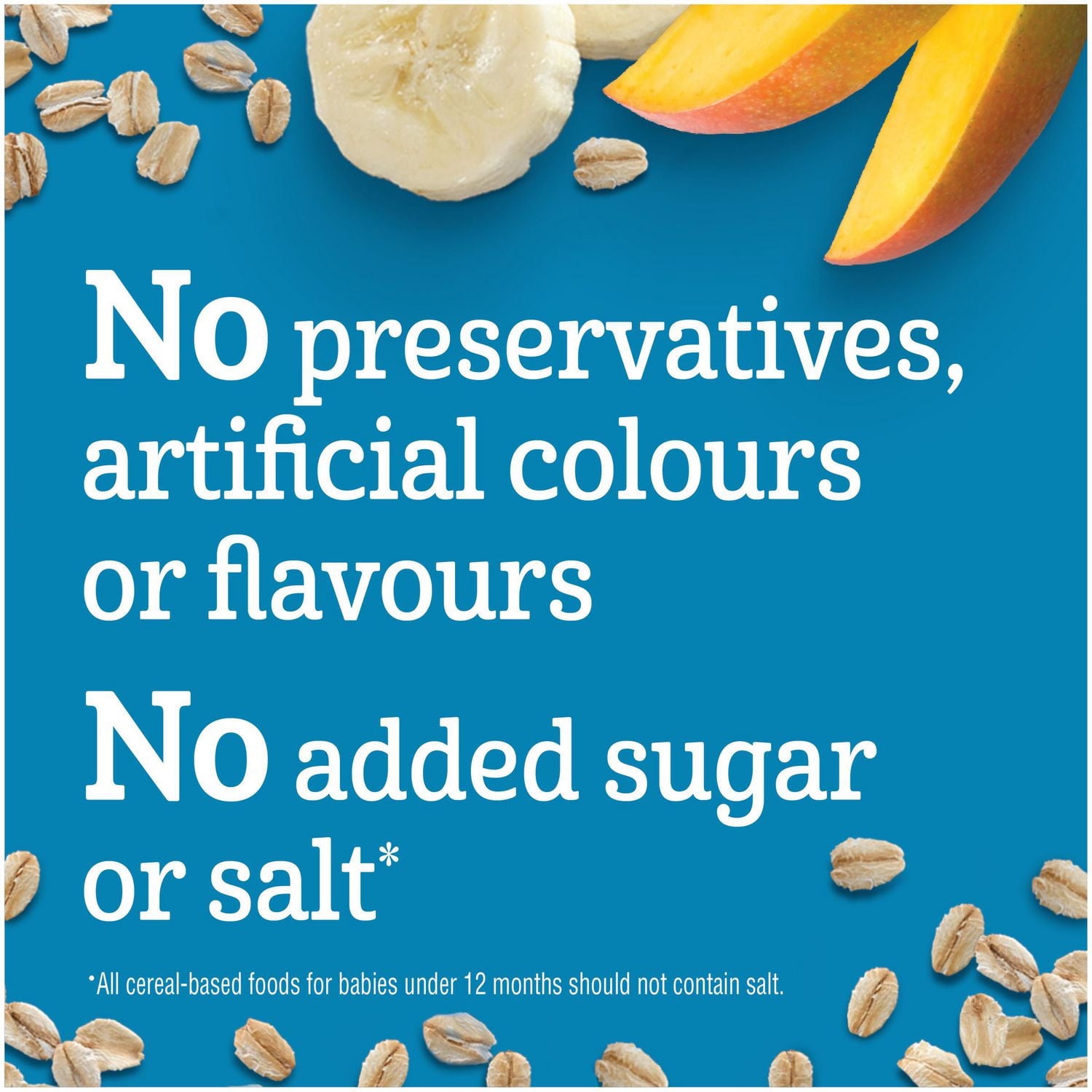 Céréales pour bébés GERBER® Étape 3 Avoine avec banane et mangue 227 g 227 GR