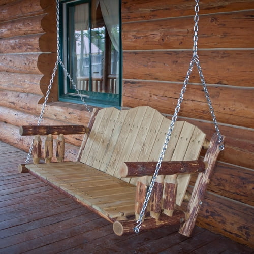 Montana Woodworks Glacier Country Porch Swing with Chains by Montana Woodworks??