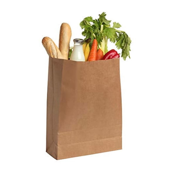 57 Lb Kraft Brown Paper Bags- Pack of 25ct