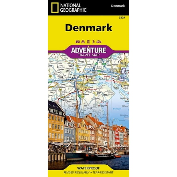 National Geographic Adventure Map Denmark Map, Book 3329, (Paperback)