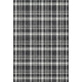 thumbnail image 2 of Addison Rugs Mayfield Washable Transitional Plaid Black Rectangle Rug, 10' x 14', 2 of 6