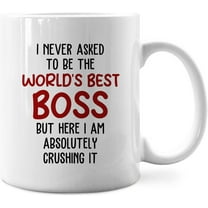 Boss Gifts,World''s Best Boss Mug,Worlds Best Boss Coffee Mug 11 Ounce,Best Boss Ceramic Cup,Best Boss Gifts,Boss Gifts For Women,Boss Gifts For Men,Funny Boss Gifts,Boss Gifts For Women Funny