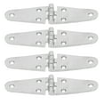 thumbnail image 1 of Marine Grade Hinges, Versatile Door Hinges Non Rust Hardware  6 Holes  For Cabinet Hatch RVs, 1 of 8