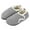 Gray, variant on Womens Mens House Slippers Rubber Sole Indoor Slipper Socks Lightweight Fleece Lined Slip-on Barefoot Slippers