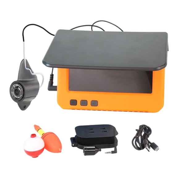 YIGSECU 4.3Inch LCD Monitor Fish Finder with 49ft Cable for Ice Lake Boats Fishing